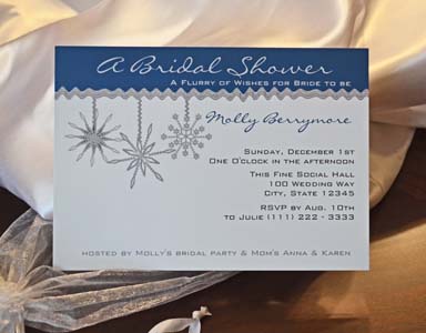 Snowflake Bridal Shower