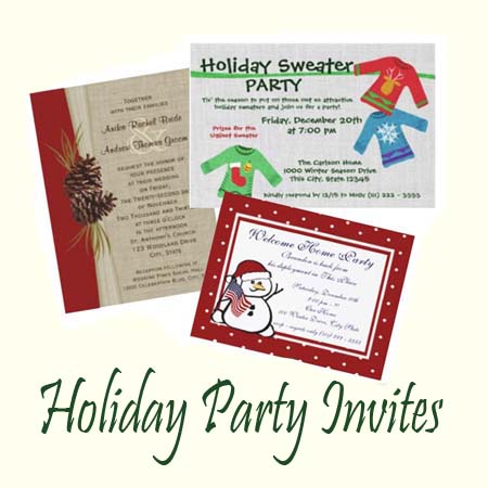 Holiday Party Invites