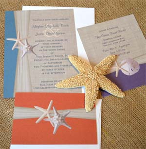 Beach Amore Invitations